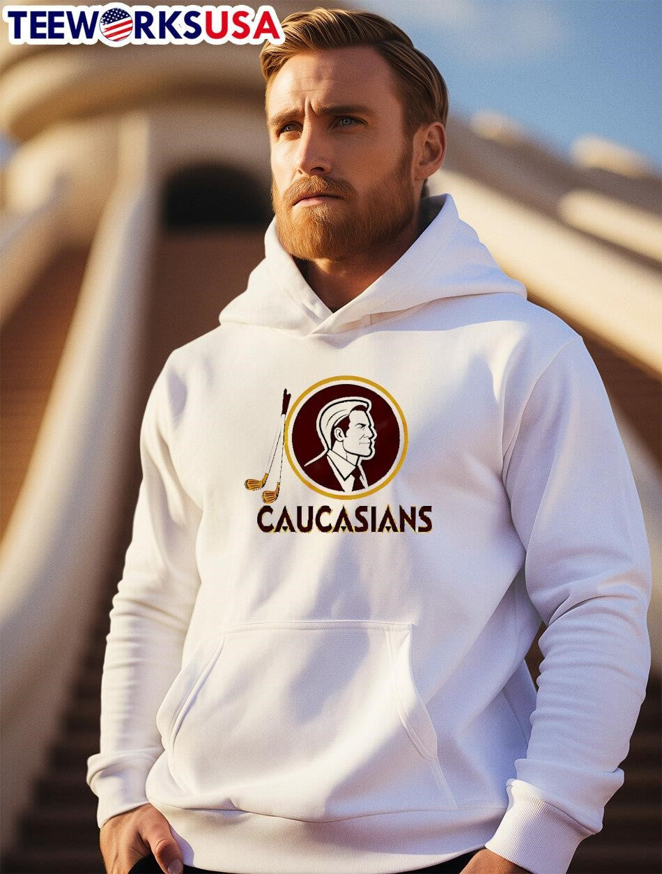 Caucasians Washington hockey - Adult & Kids T-Shirts, Sweatshirts & Hoodies apparel design preview 2