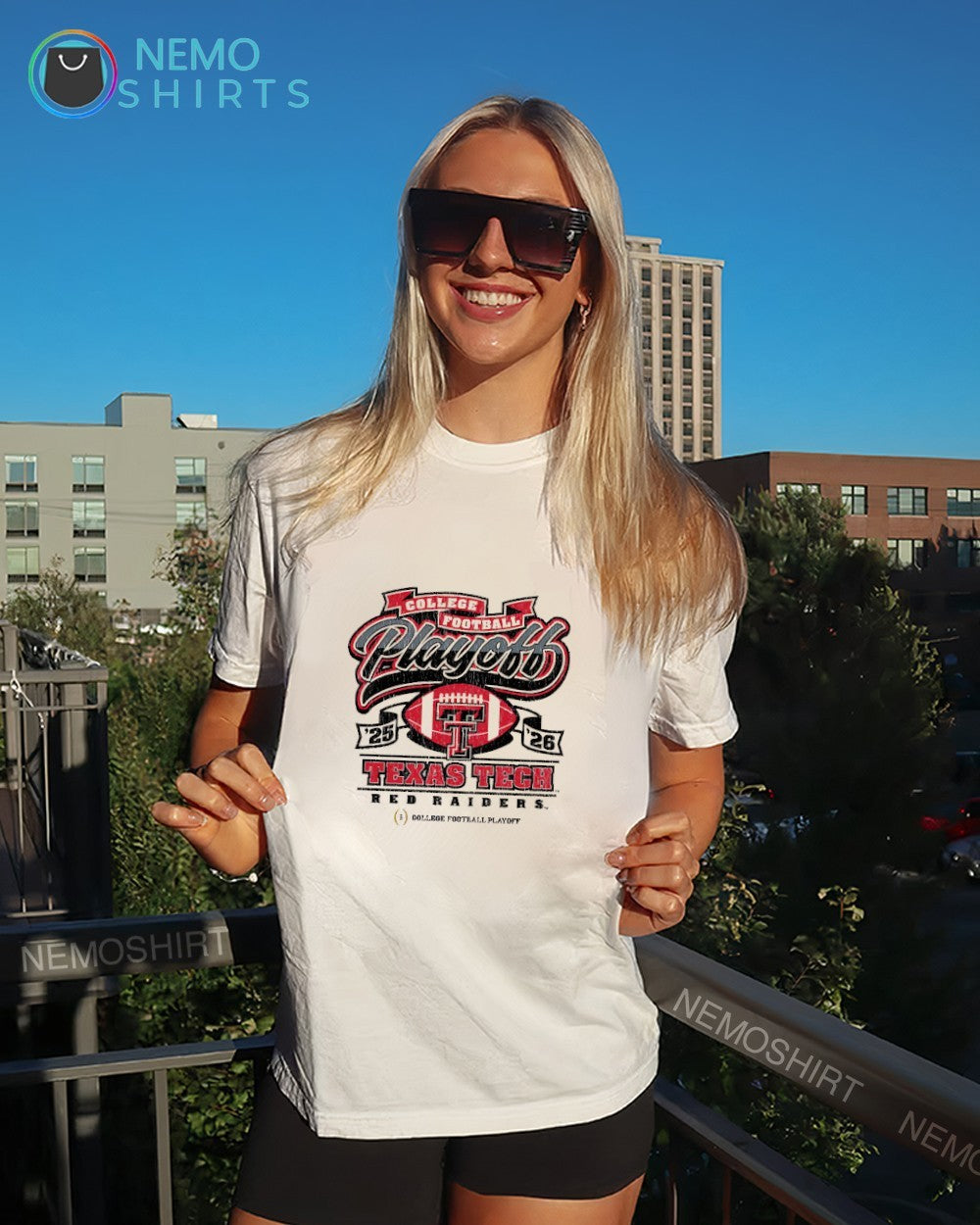 Playoff 25 26 Texas Tech Red Raiders college football - Adult & Kids T-Shirts, Sweatshirts & Hoodies apparel design preview 6