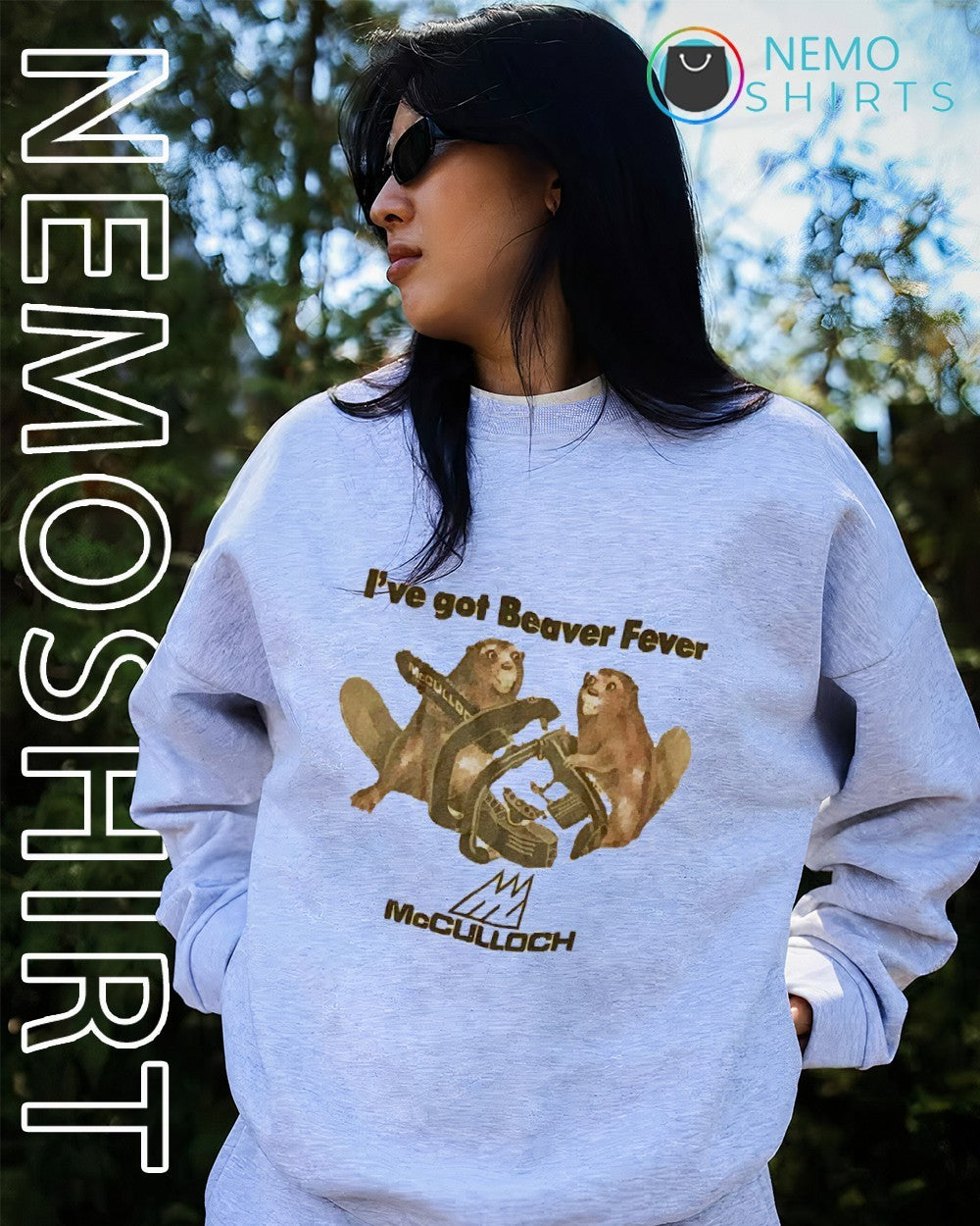 I've got beaver fever chainsaw - Adult & Kids T-Shirts, Sweatshirts & Hoodies apparel design preview 2