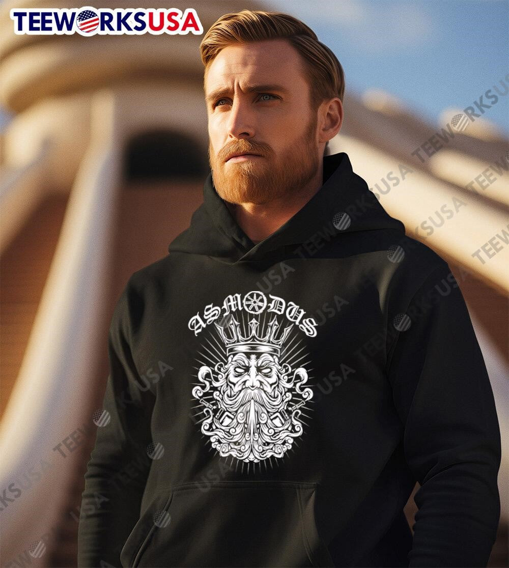 Asmodus the King - Adult & Kids T-Shirts, Sweatshirts & Hoodies apparel design preview 2