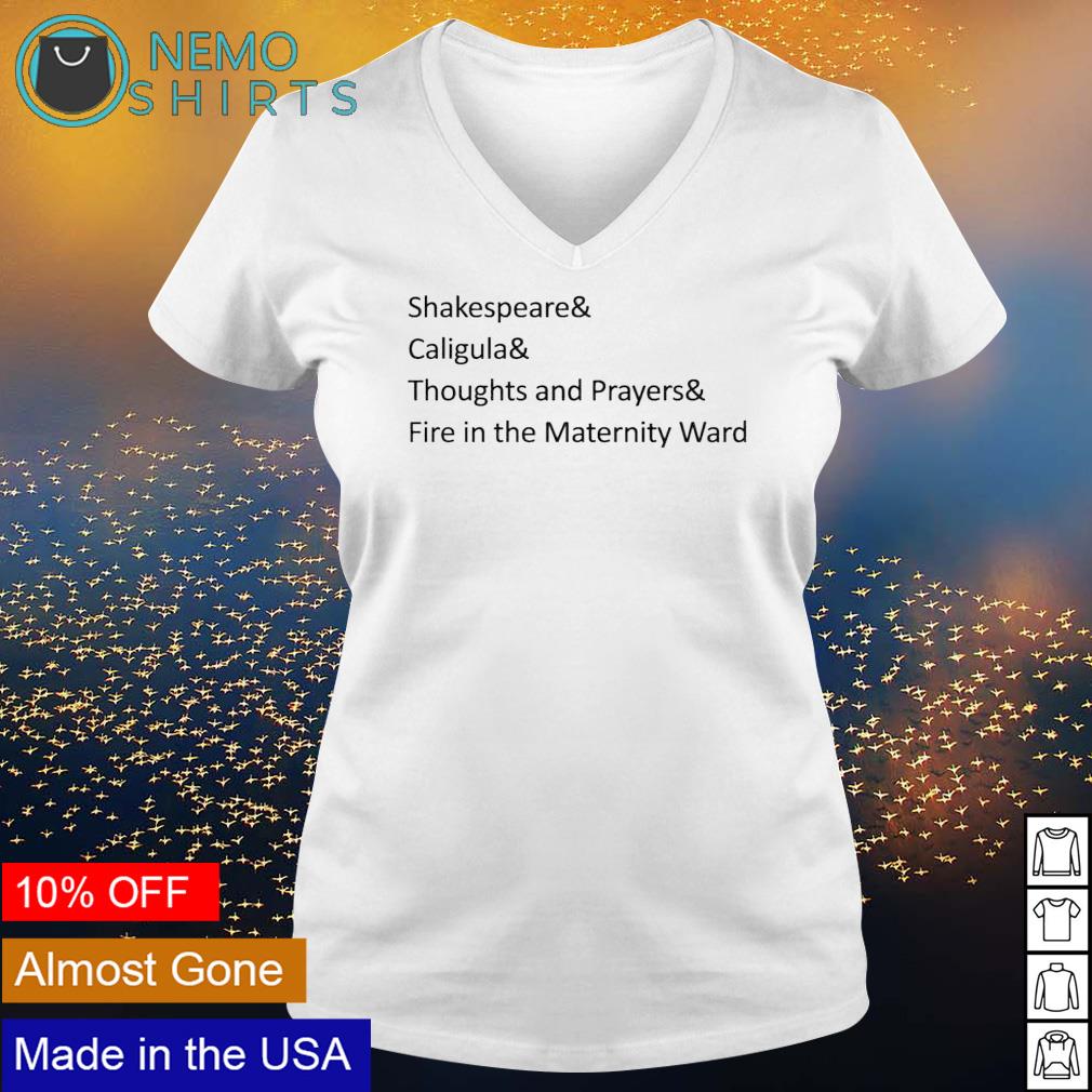 Shakespeare Caligula thoughts and prayers - Adult & Kids T-Shirts, Sweatshirts & Hoodies apparel design preview 5
