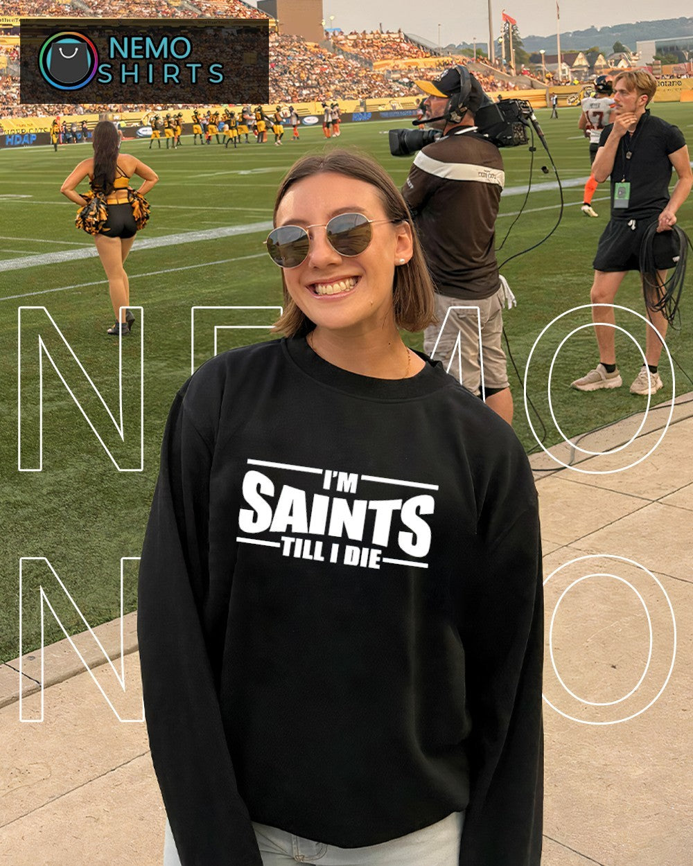 I'm saints till I die - Adult & Kids T-Shirts, Sweatshirts & Hoodies apparel design preview 6