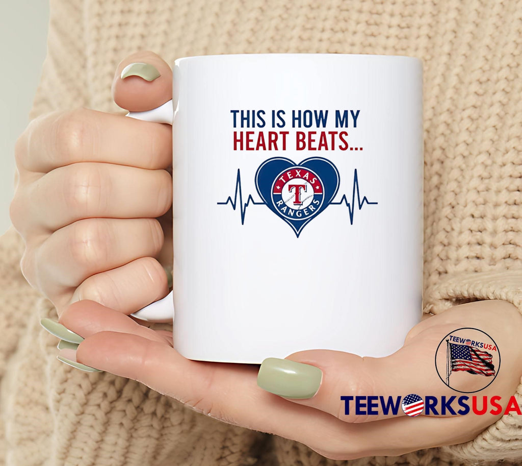This is How My Heart Beats Texas Rangers - Adult & Kids T-Shirts, Sweatshirts & Hoodies apparel design preview 6