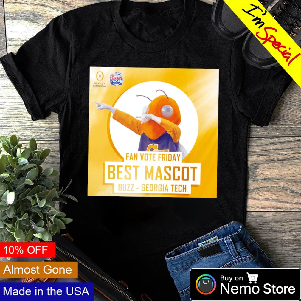 Fan vote friday best mascot Buzz-Georgia Tech - Adult & Kids T-Shirts, Sweatshirts & Hoodies apparel design preview 1
