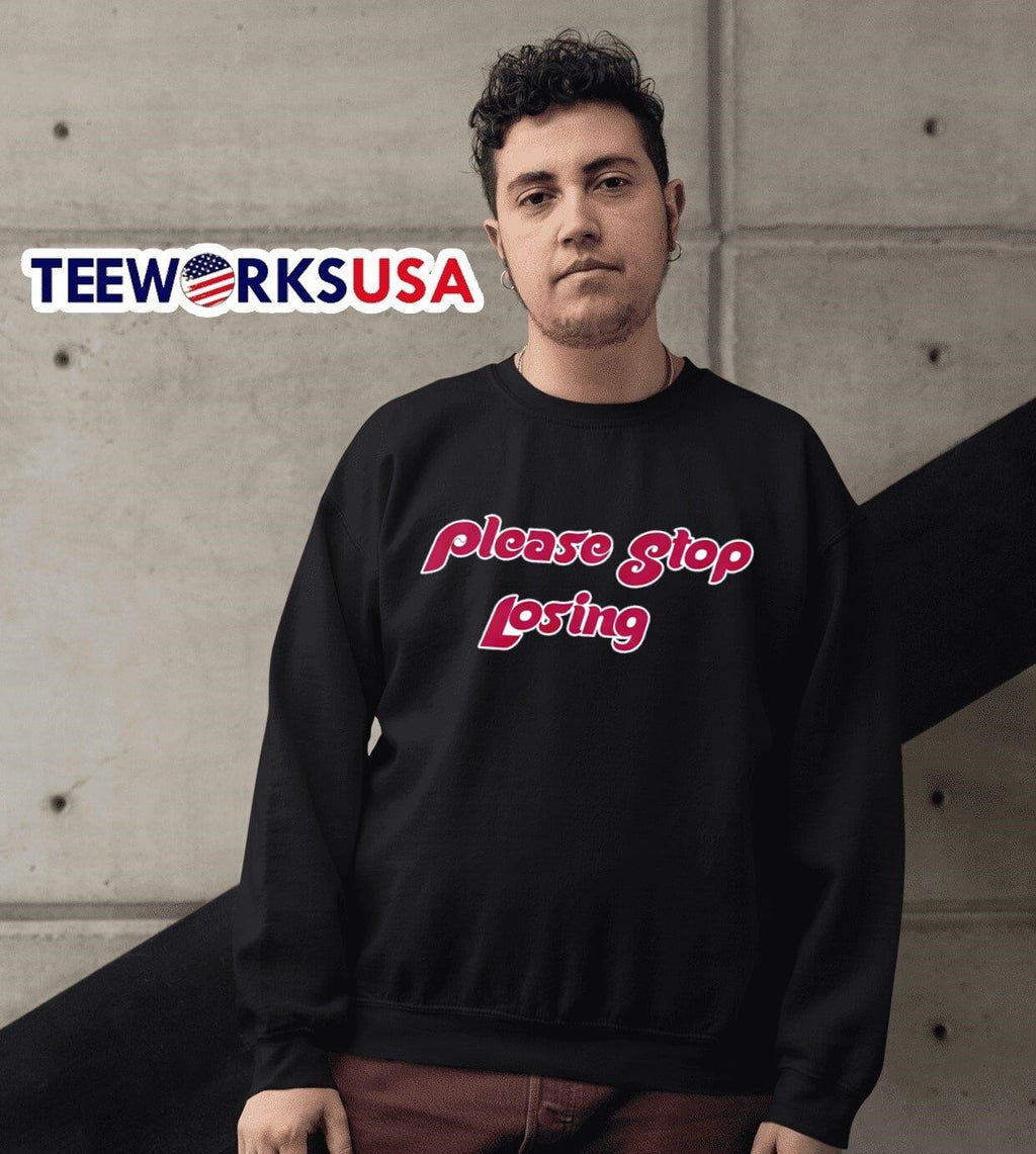 Philadelphia Phillies please stop losing - Adult & Kids T-Shirts, Sweatshirts & Hoodies apparel design preview 3
