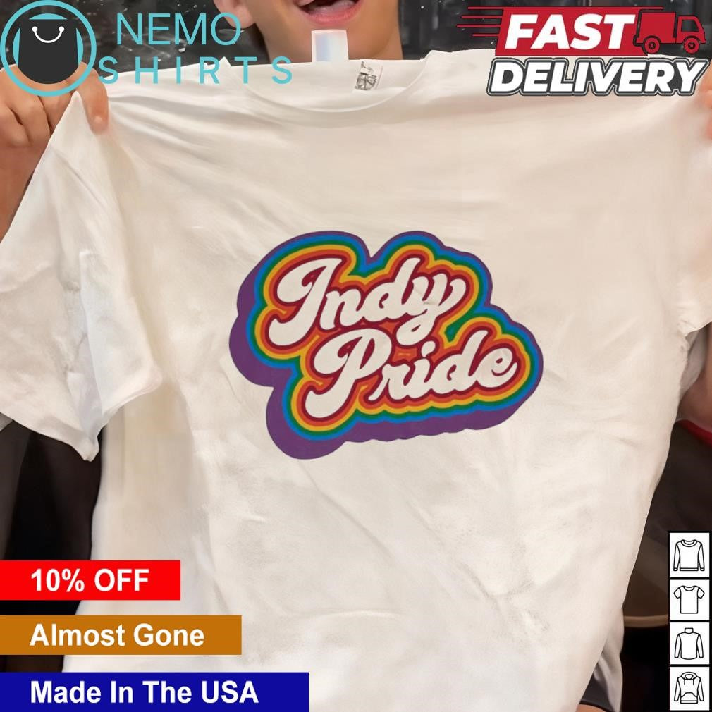 Indy pride is groovy - Adult & Kids T-Shirts, Sweatshirts & Hoodies apparel design preview 1