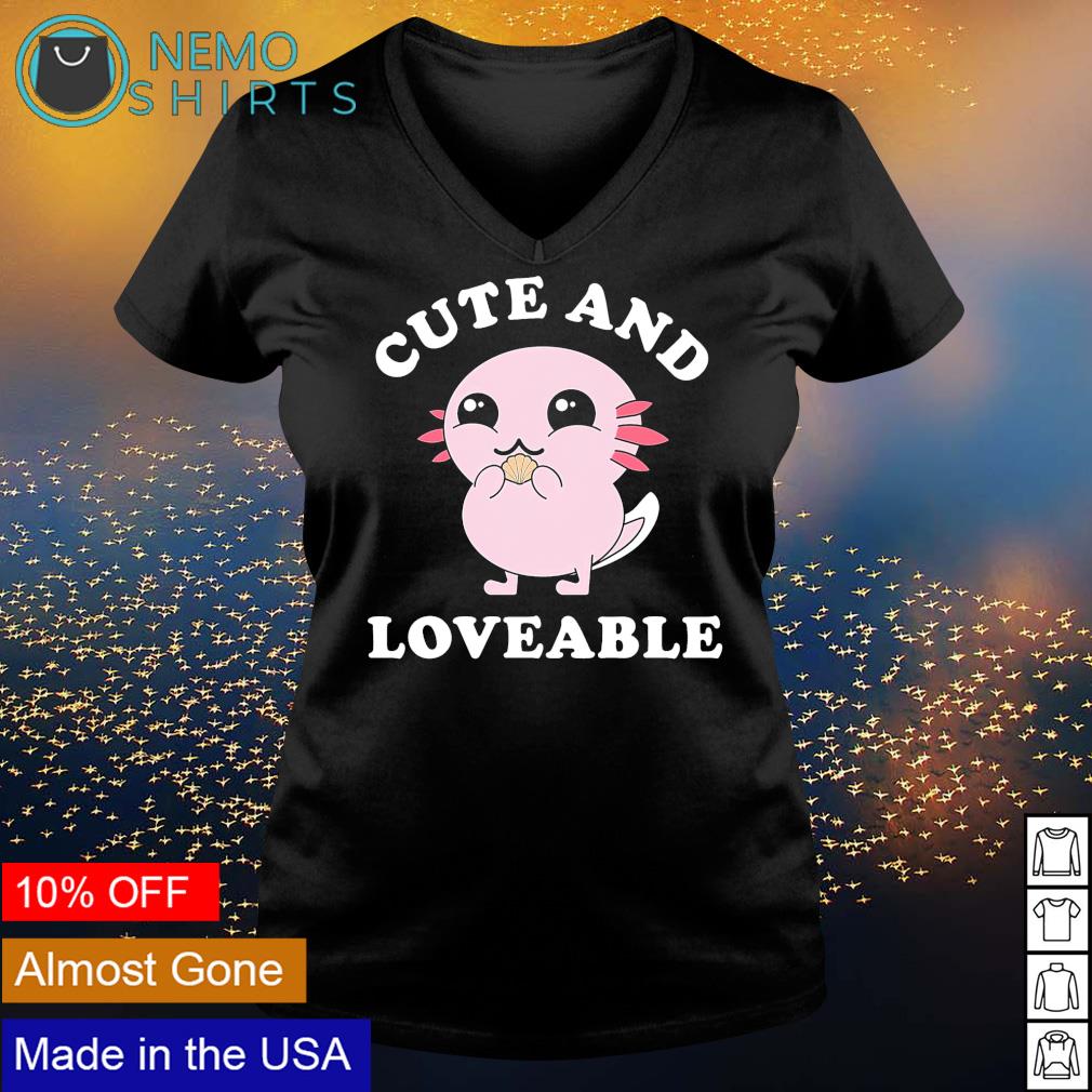 Axolotl cute and loveable - Adult & Kids T-Shirts, Sweatshirts & Hoodies apparel design preview 5