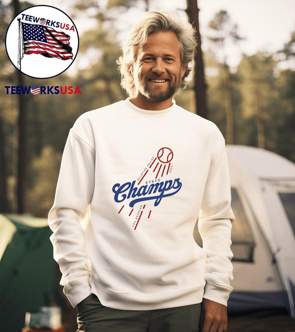 State Champs Wildfire Relief 2025 - Adult & Kids T-Shirts, Sweatshirts & Hoodies apparel design preview 3
