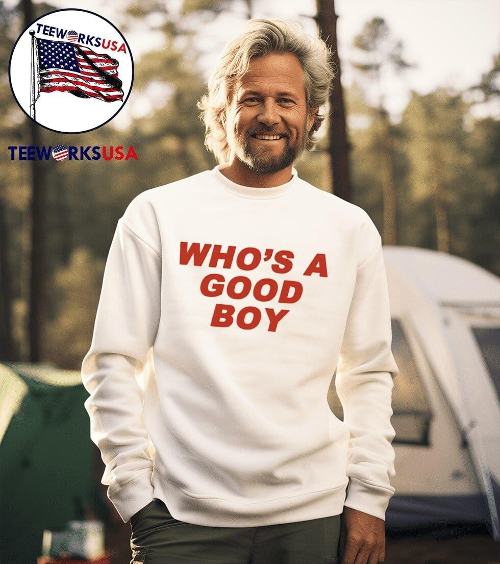 Who's a good boy - Adult & Kids T-Shirts, Sweatshirts & Hoodies apparel design preview 3