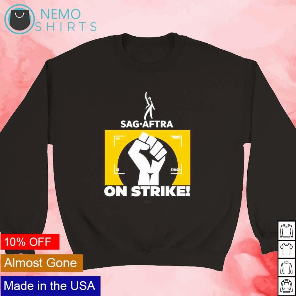 Sag Aftra on strike support Bryan Cranston - Adult & Kids T-Shirts, Sweatshirts & Hoodies apparel design preview 3