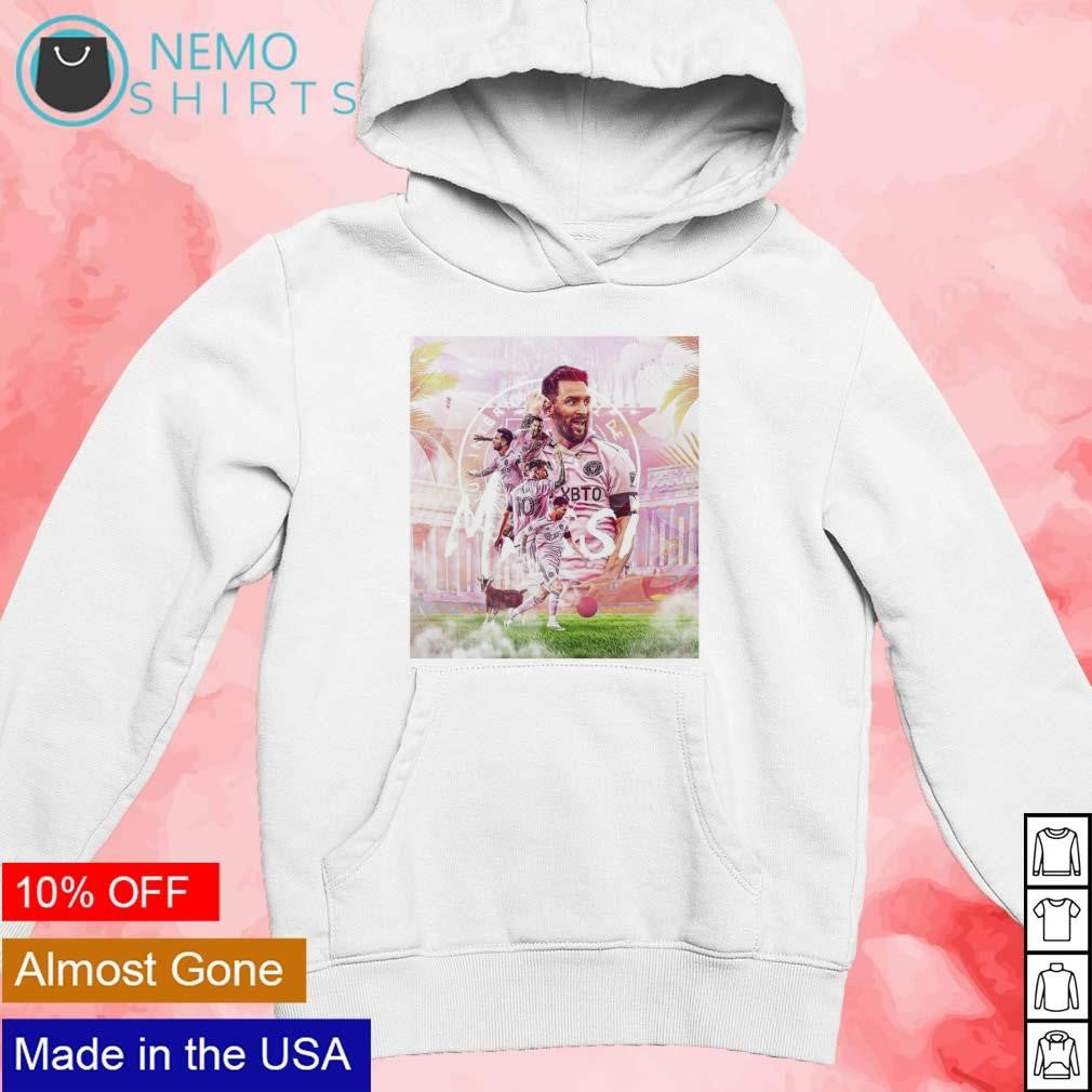 Lionel Messi Goat Inter Miami FC champion - Adult & Kids T-Shirts, Sweatshirts & Hoodies apparel design preview 2