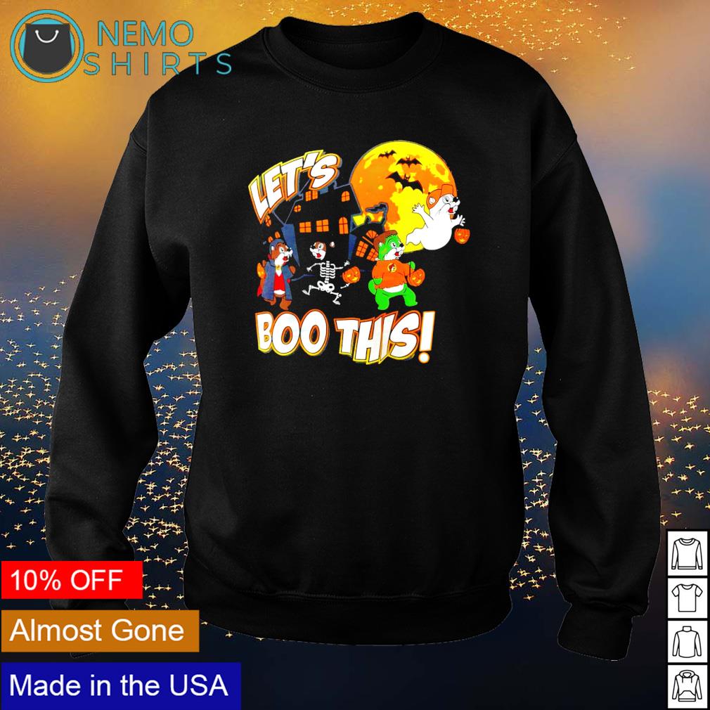 Halloween let's boo this - Adult & Kids T-Shirts, Sweatshirts & Hoodies apparel design preview 4