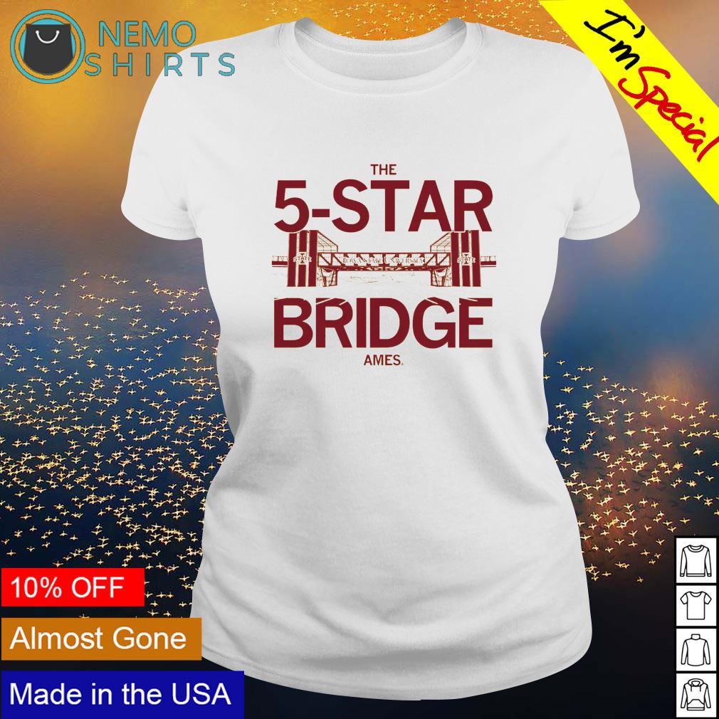 Iowa State University the 5-star bridge - Adult & Kids T-Shirts, Sweatshirts & Hoodies apparel design preview 3