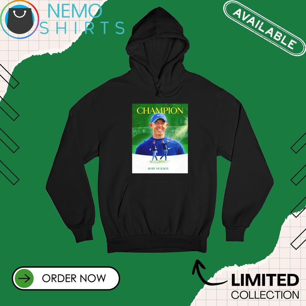 Rory McIlroy wins the Masters Tournament and - Adult & Kids T-Shirts, Sweatshirts & Hoodies apparel design preview 2