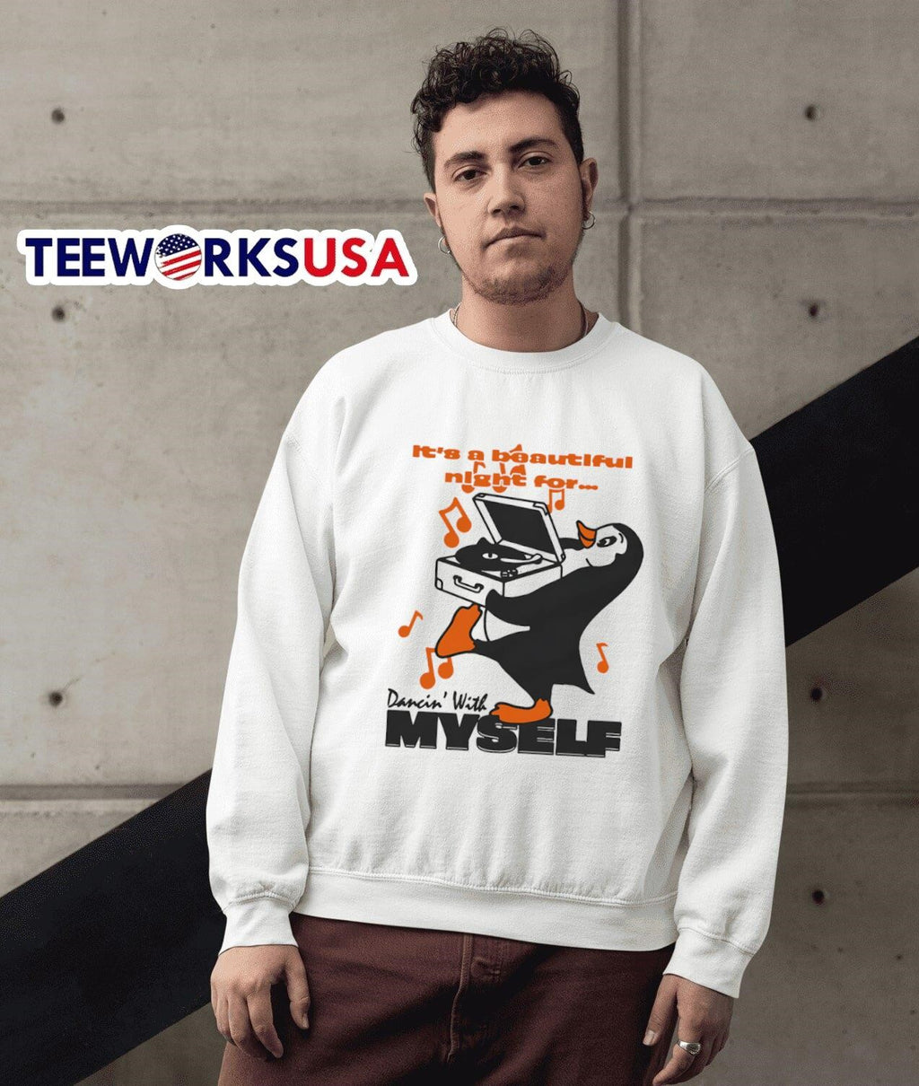It's A Beautiful Night For Dancin' With Myself - Adult & Kids T-Shirts, Sweatshirts & Hoodies apparel design preview 3