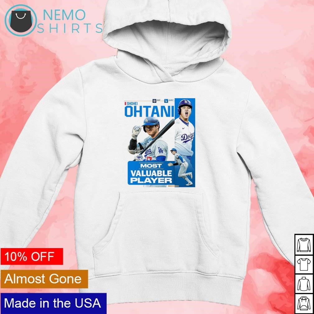 Shohei Ohtani most valuable player NL Los Angeles - Adult & Kids T-Shirts, Sweatshirts & Hoodies apparel design preview 2