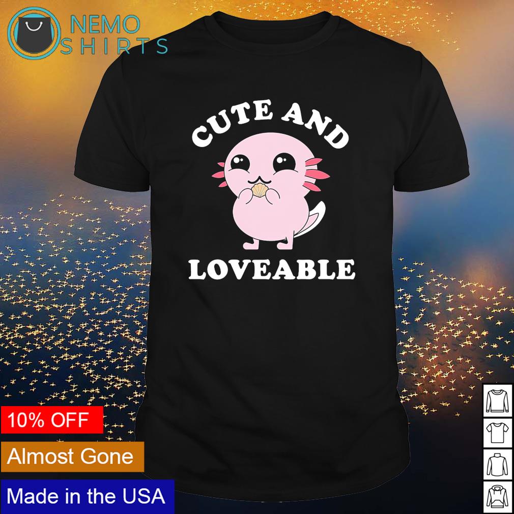 Axolotl cute and loveable - Adult & Kids T-Shirts, Sweatshirts & Hoodies apparel design preview 1