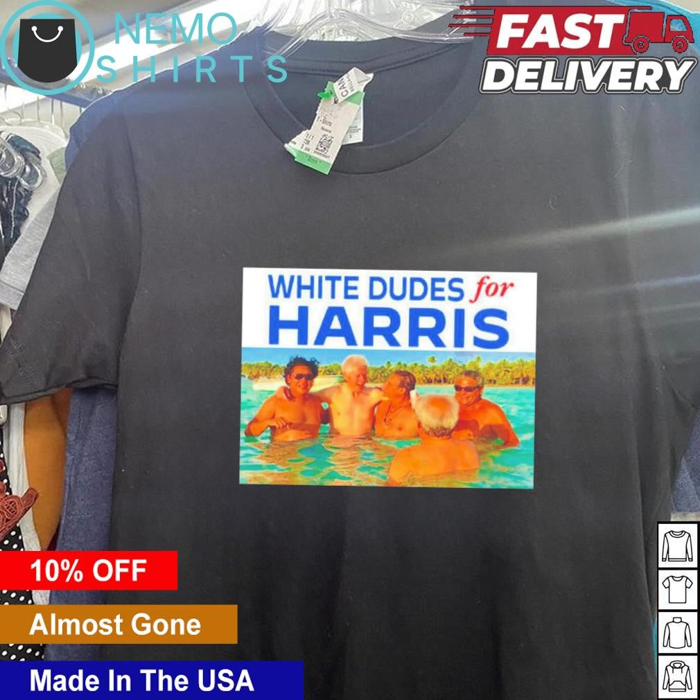 White dudes for Harris men at Epstein private island - Adult & Kids T-Shirts, Sweatshirts & Hoodies apparel design preview 5