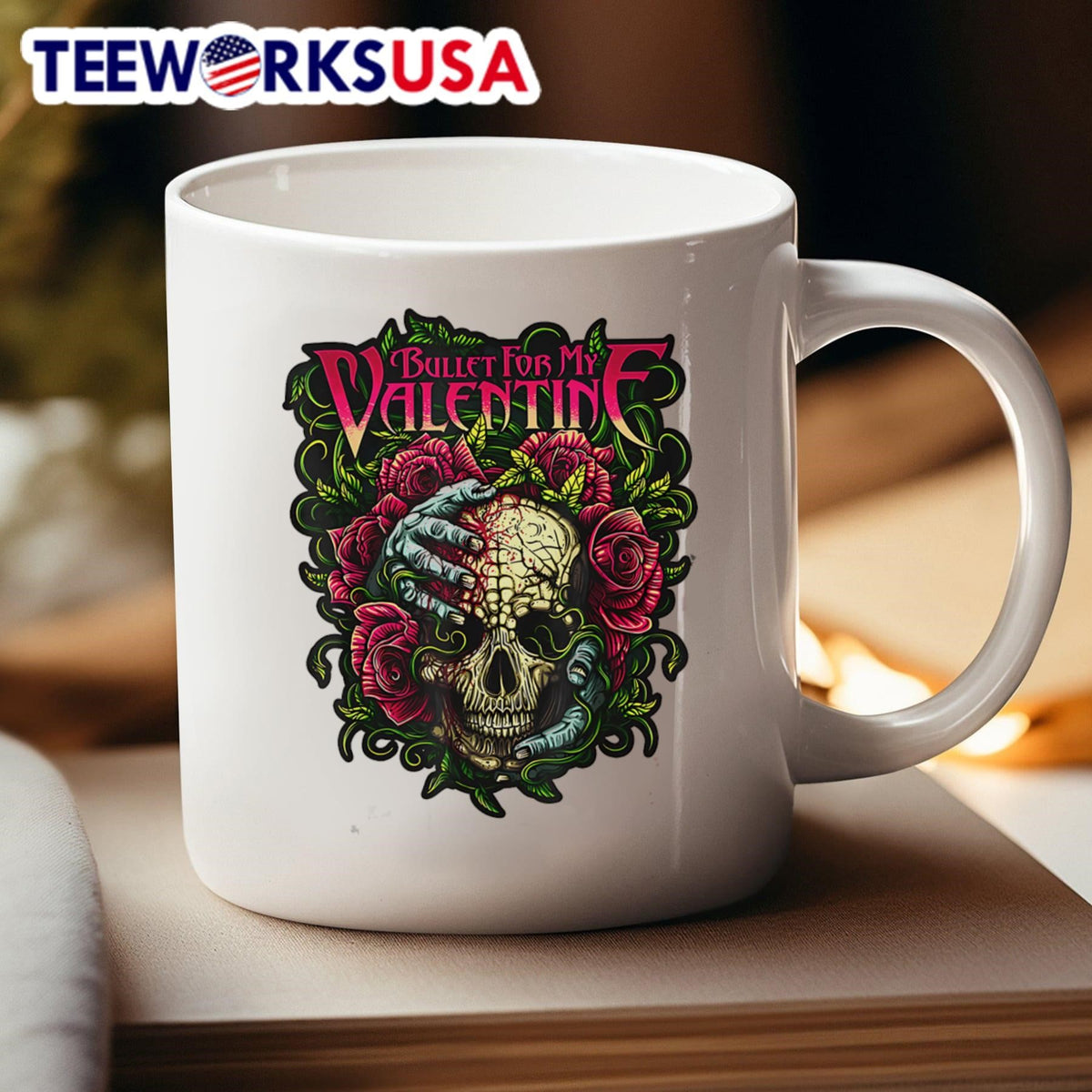 Bullet For My Valentine skull - Adult & Kids T-Shirts, Sweatshirts & Hoodies apparel design preview 4
