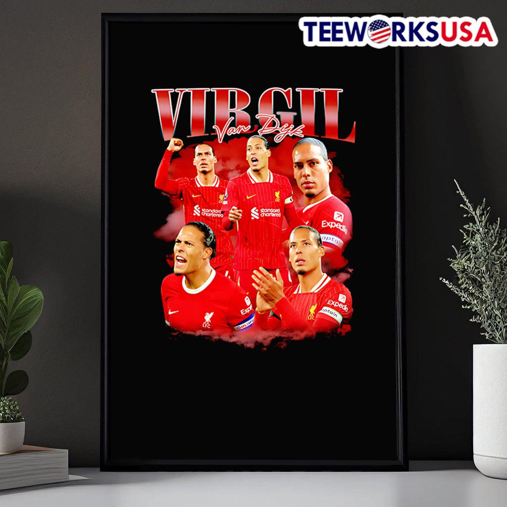 Virgil Van Dijk bootleg - Adult & Kids T-Shirts, Sweatshirts & Hoodies apparel design preview 5