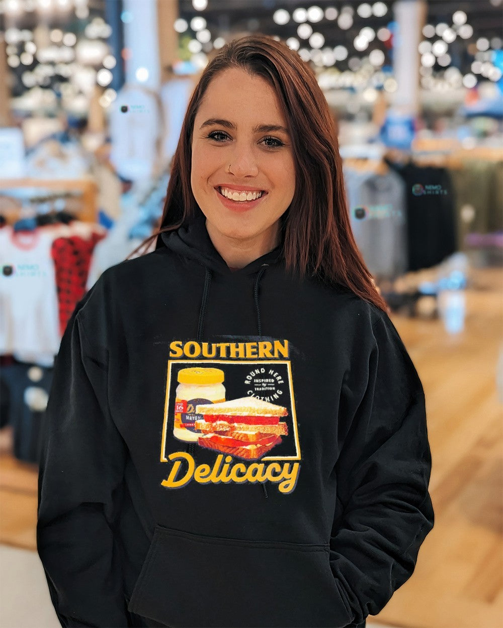Southern delicacy sandwich and mayonnaise - Adult & Kids T-Shirts, Sweatshirts & Hoodies apparel design preview 3