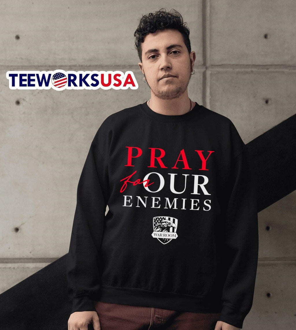 Pray For Our Enemies - Adult & Kids T-Shirts, Sweatshirts & Hoodies apparel design preview 6