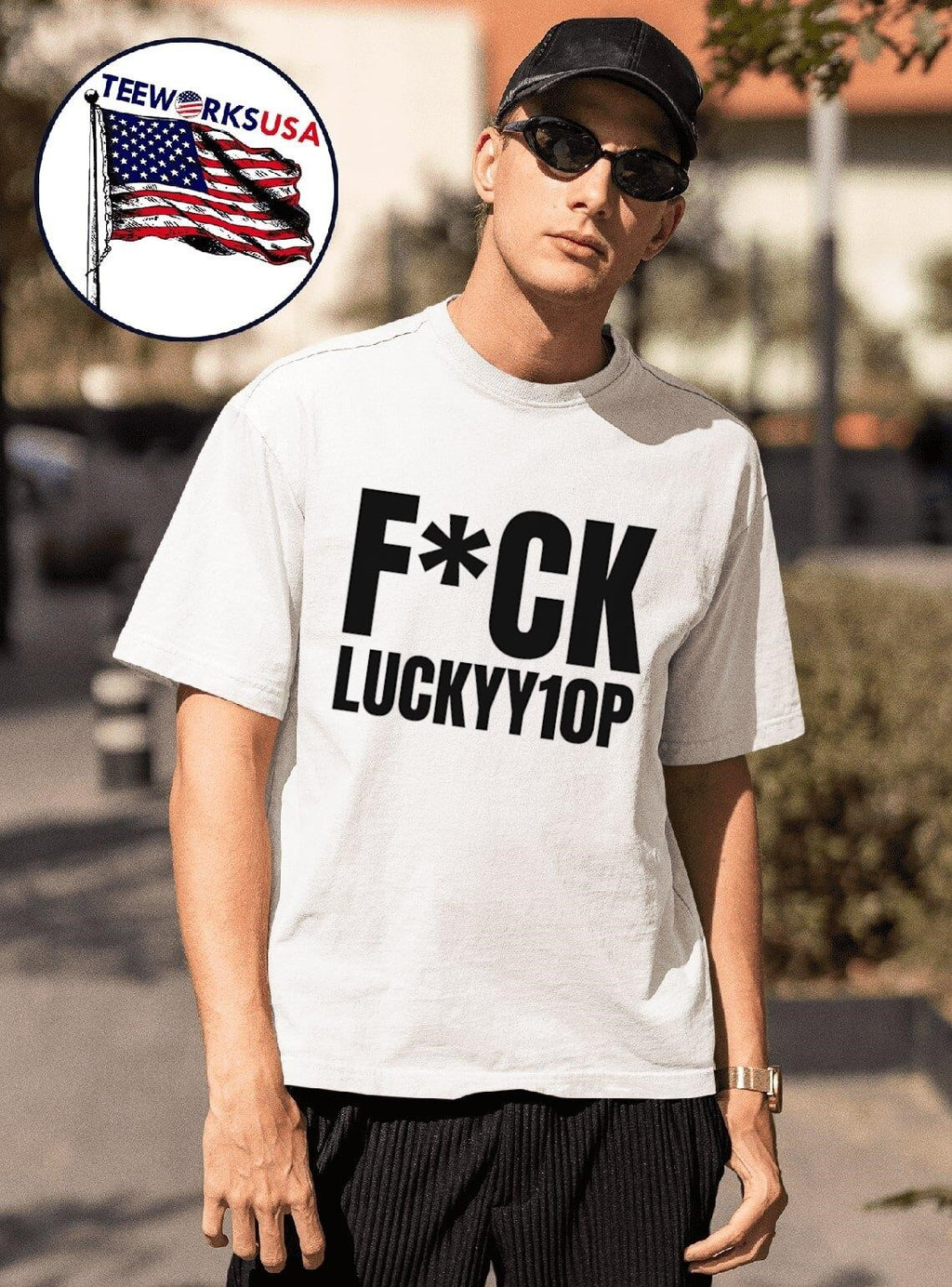 Fuck luckyy1op - Adult & Kids T-Shirts, Sweatshirts & Hoodies apparel design preview 1