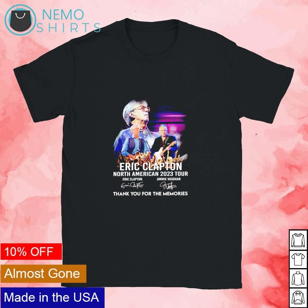 Eric Clapton North American 2023 tour thank you for - Adult & Kids T-Shirts, Sweatshirts & Hoodies apparel design preview 1