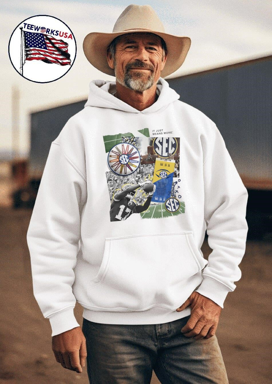 LSU SEC Scrapbook it just means more - Adult & Kids T-Shirts, Sweatshirts & Hoodies apparel design preview 2