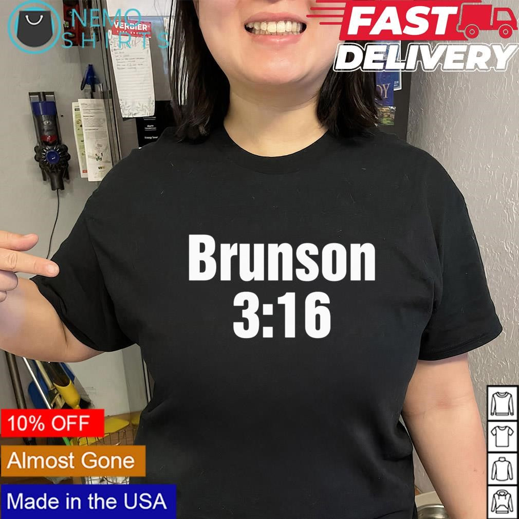 Brunson 3 16 Jalen New York Knicks - Adult & Kids T-Shirts, Sweatshirts & Hoodies apparel design preview 2