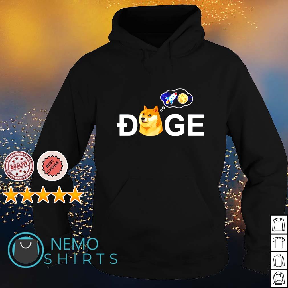 Dogecoin doge hodl to the moon crypto meme - Adult & Kids T-Shirts, Sweatshirts & Hoodies product image 2