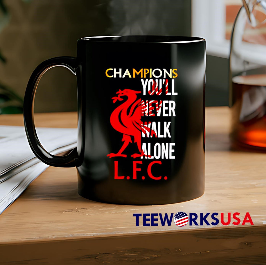 Champions you'll never walk alone LFC - Adult & Kids T-Shirts, Sweatshirts & Hoodies apparel design preview 2
