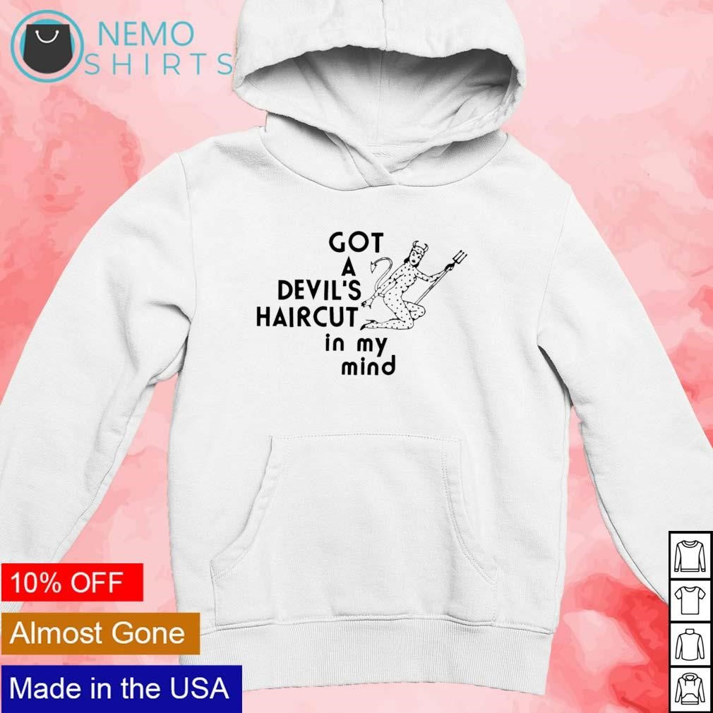 Got a devil's haircyt in my mind - Adult & Kids T-Shirts, Sweatshirts & Hoodies apparel design preview 2