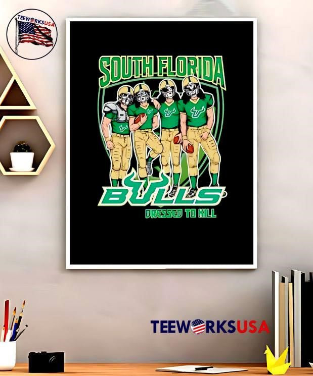 South Florida Bulls x Dressed to Kill - Adult & Kids T-Shirts, Sweatshirts & Hoodies apparel design preview 5