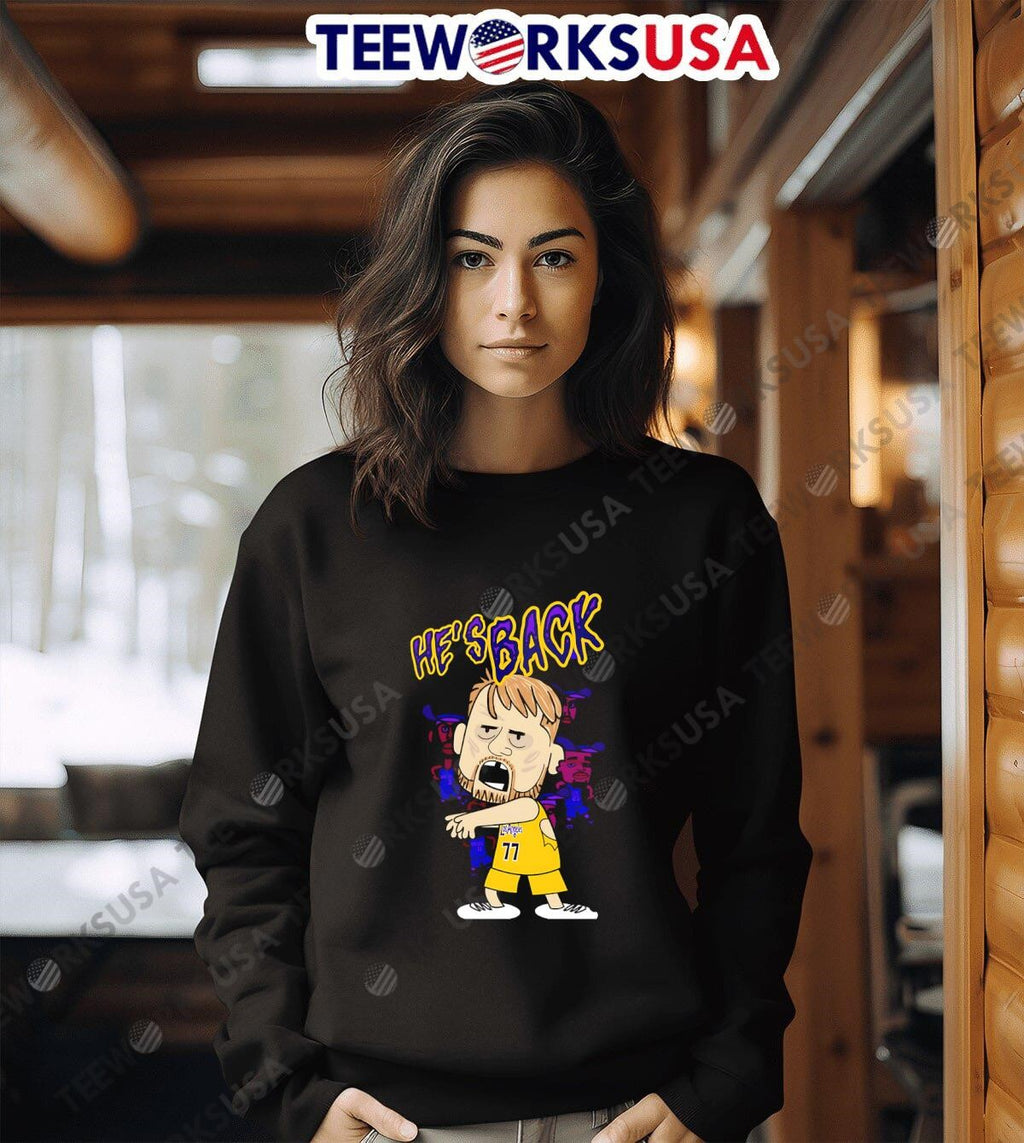 Luka zombies he's back Dallas tonight - Adult & Kids T-Shirts, Sweatshirts & Hoodies apparel design preview 6