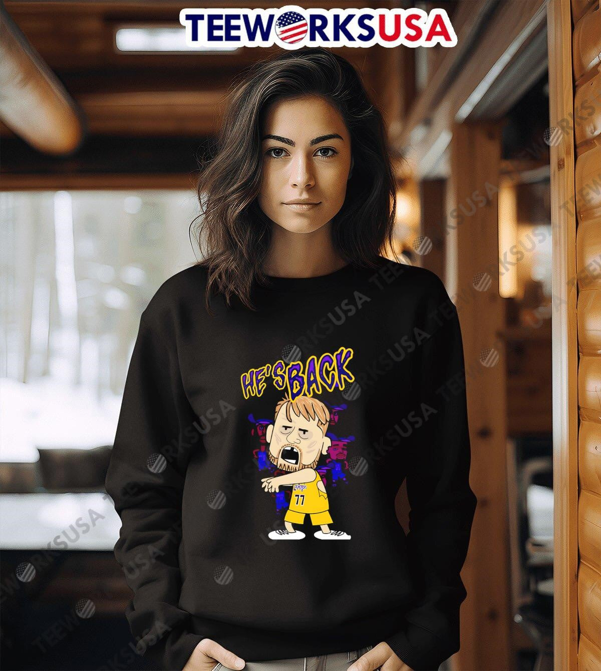 Luka zombies he's back Dallas tonight - Adult & Kids T-Shirts, Sweatshirts & Hoodies apparel design preview 6