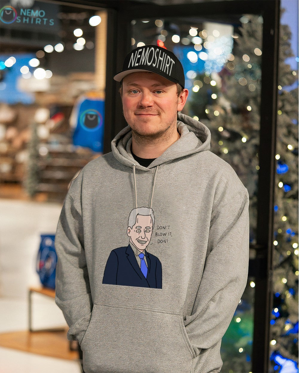 Bill Clinton don't blow it Don - Adult & Kids T-Shirts, Sweatshirts & Hoodies apparel design preview 3