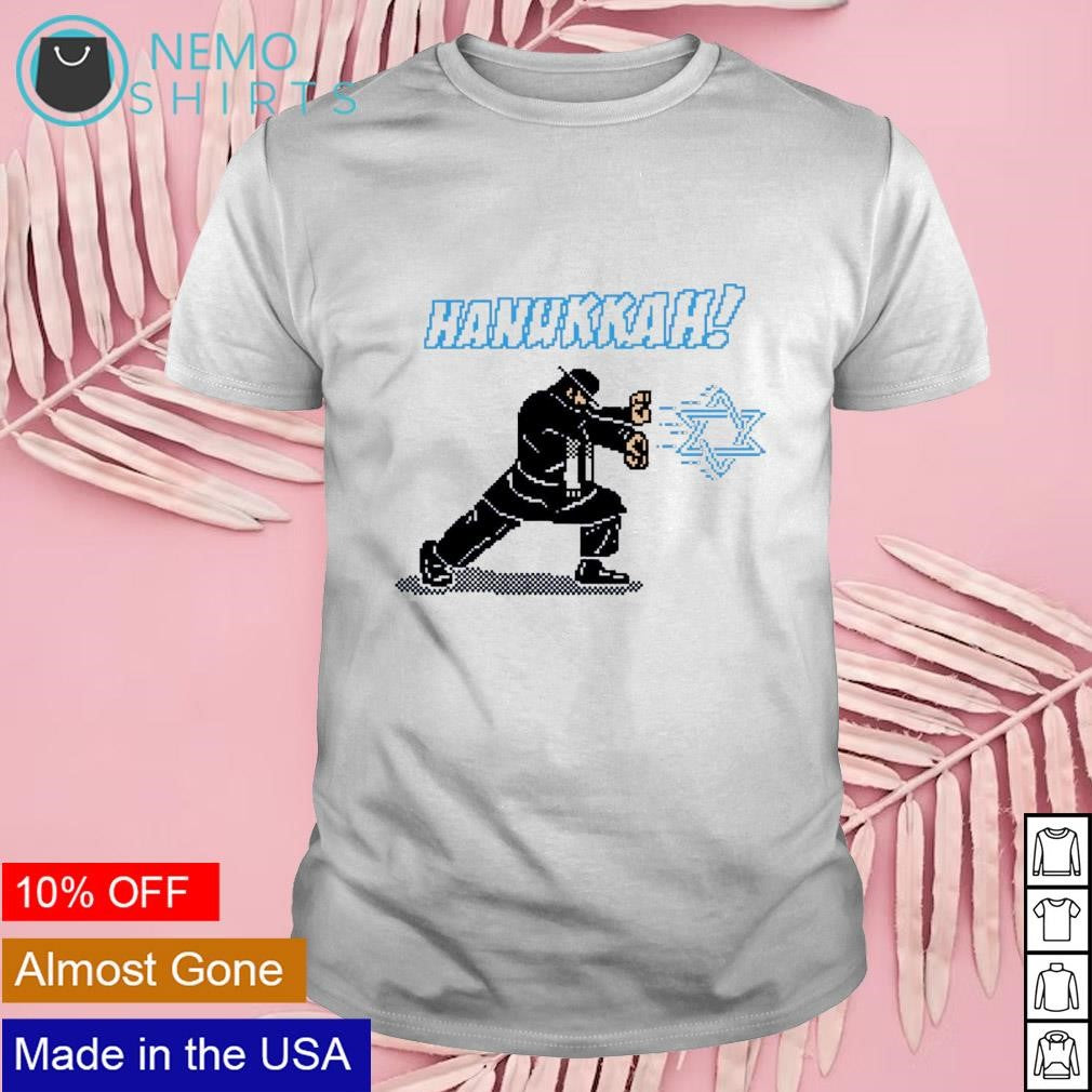 Hanukkah Ryu Hadoken - Adult & Kids T-Shirts, Sweatshirts & Hoodies apparel design preview 1