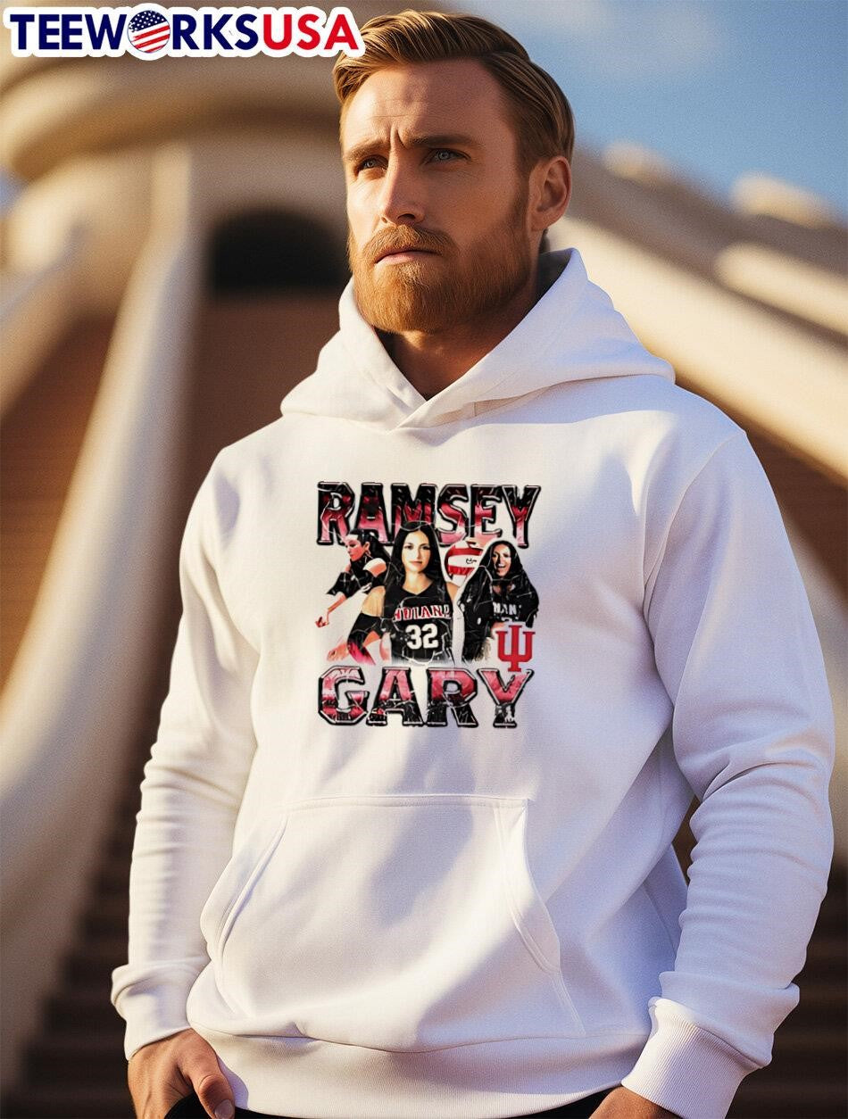 Ramsey gary Indiana hoosiers volleyball retro - Adult & Kids T-Shirts, Sweatshirts & Hoodies apparel design preview 2