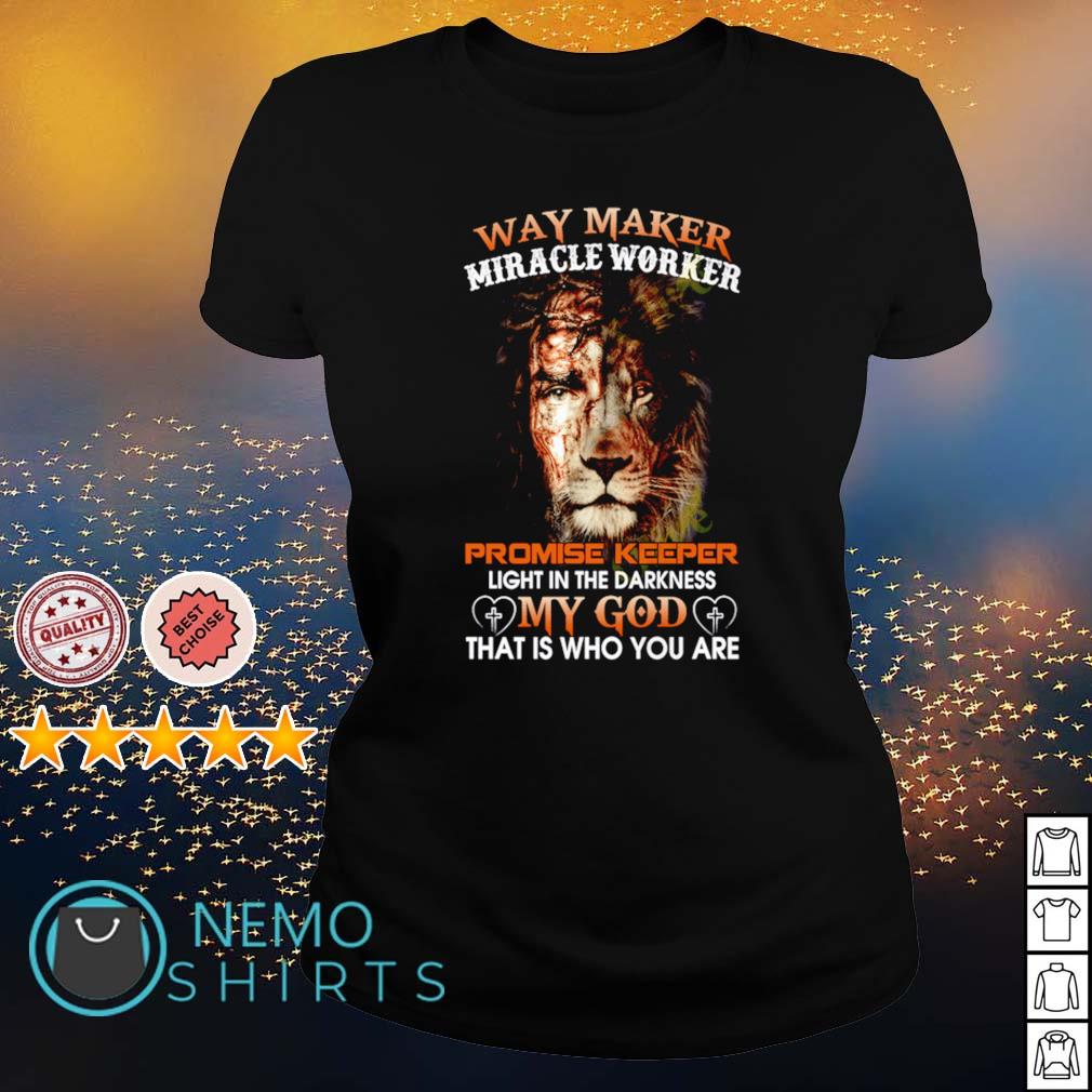 Lion way maker miracle worker promise keeper - Adult & Kids T-Shirts, Sweatshirts & Hoodies product image 3