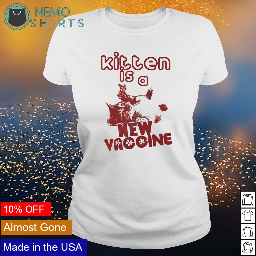 Cat kitten is a new vaccine - Adult & Kids T-Shirts, Sweatshirts & Hoodies apparel design preview 3