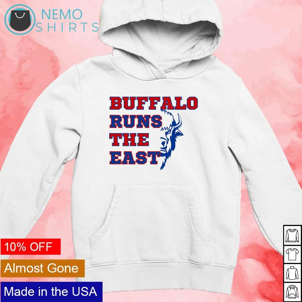 Buffalo runs the East - Adult & Kids T-Shirts, Sweatshirts & Hoodies apparel design preview 2
