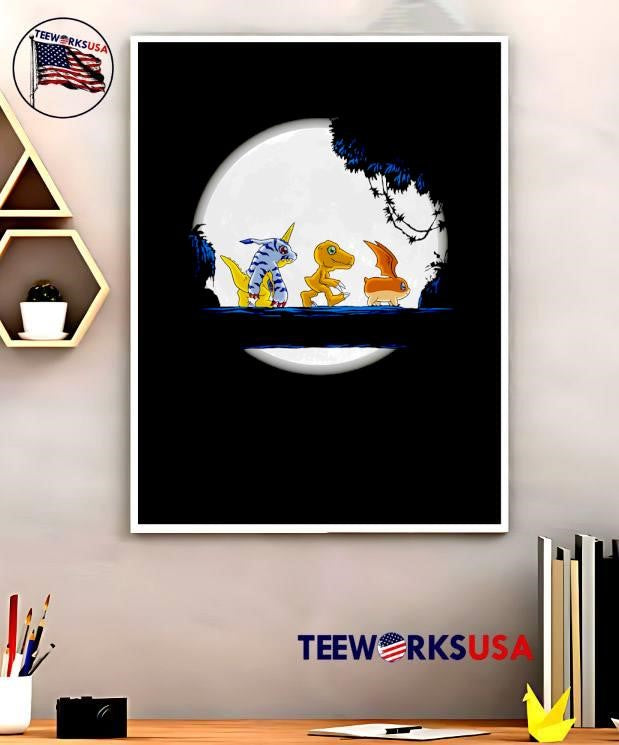 Hakuna Digitata cartoon moon - Adult & Kids T-Shirts, Sweatshirts & Hoodies apparel design preview 5