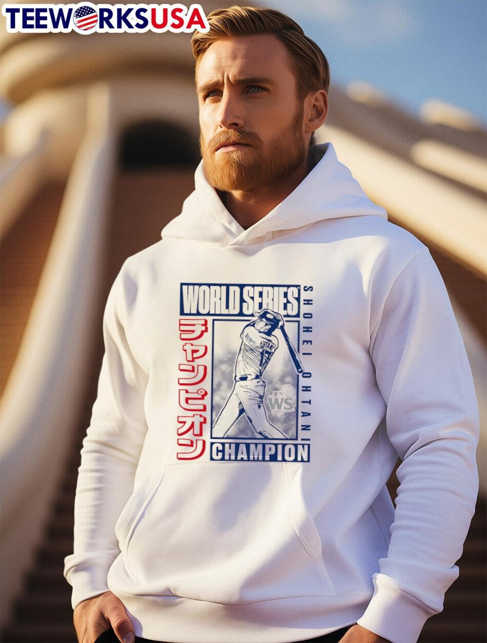 Angeles Dodgers Shohei Ohtani 2024 World Series - Adult & Kids T-Shirts, Sweatshirts & Hoodies apparel design preview 2