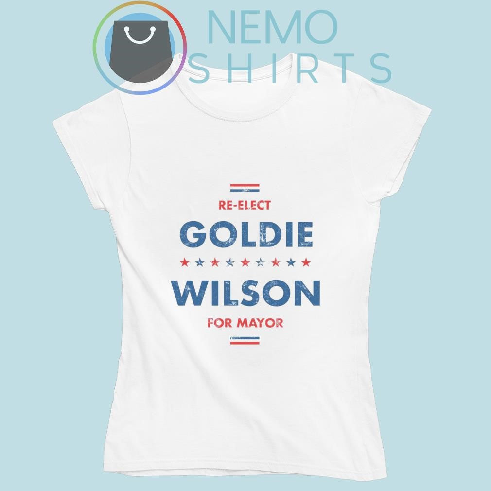 Re-Elect Goldie Wilson for Mayor - Adult & Kids T-Shirts, Sweatshirts & Hoodies apparel design preview 6