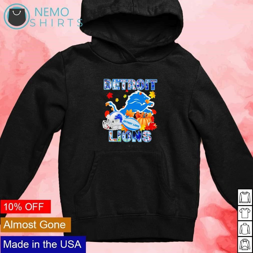 Detroit Lions football autumn - Adult & Kids T-Shirts, Sweatshirts & Hoodies apparel design preview 2