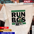 Run Bos hoops Boston Celtics - Adult & Kids T-Shirts, Sweatshirts & Hoodies apparel design preview 1