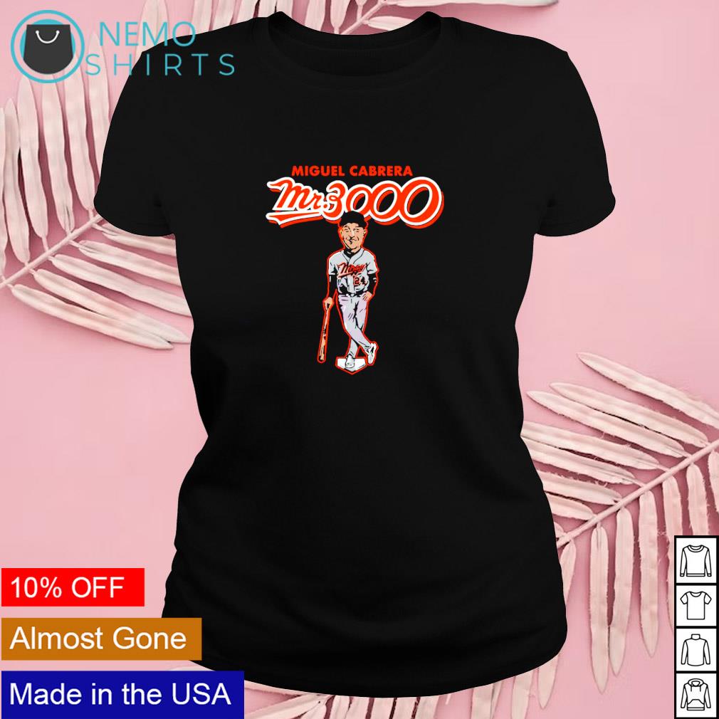 Miguel Cabrera Mr 3000 - Adult & Kids T-Shirts, Sweatshirts & Hoodies apparel design preview 4