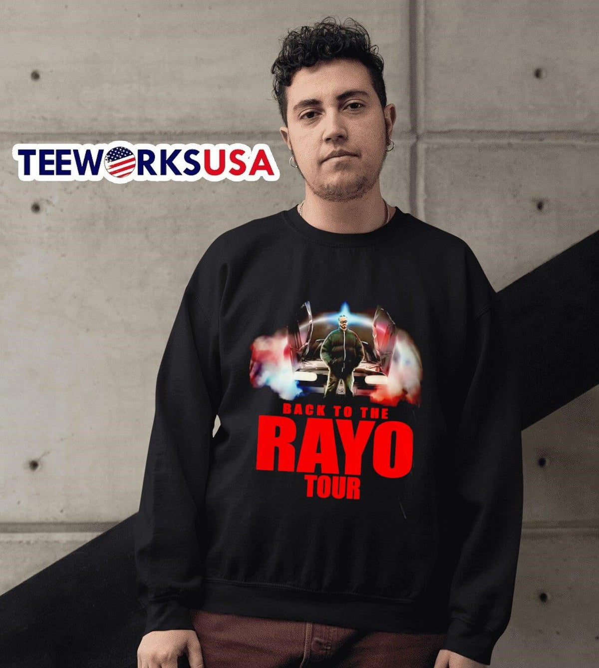 Back to the Rayo tour - Adult & Kids T-Shirts, Sweatshirts & Hoodies apparel design preview 6