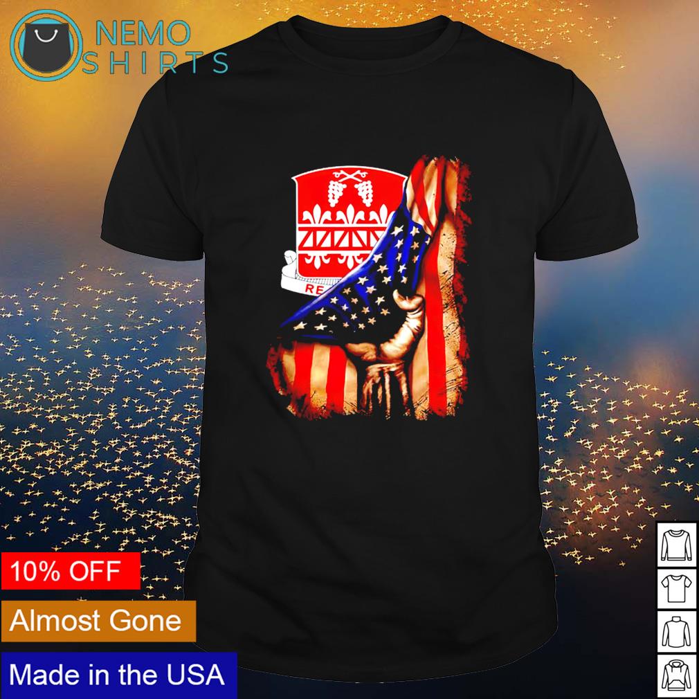 926th Engineer Battalion American flag - Adult & Kids T-Shirts, Sweatshirts & Hoodies apparel design preview 1